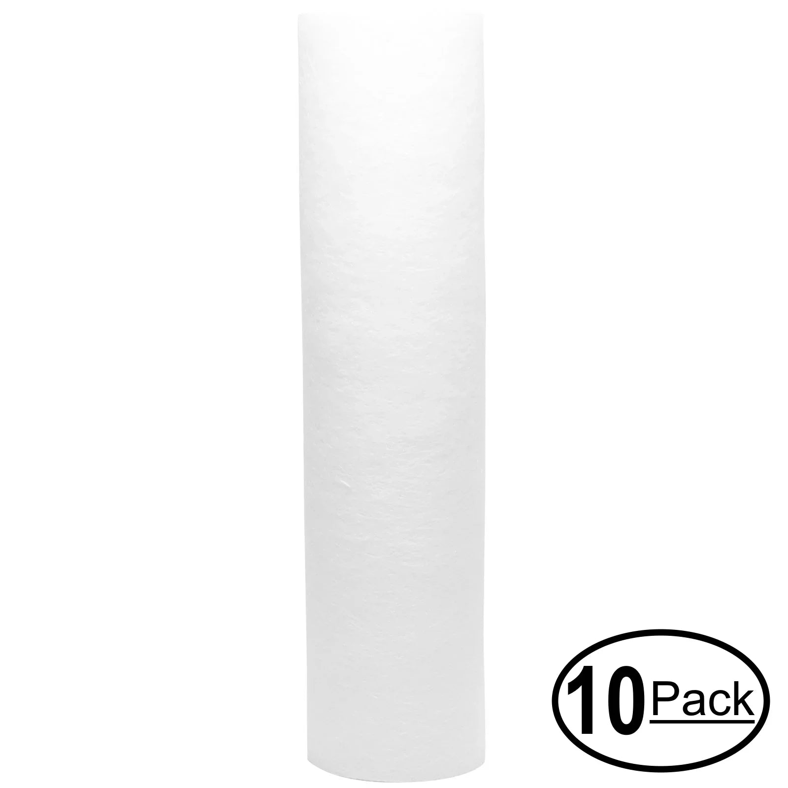 10-Pack Replacement for MaxWater 101089 Polypropylene Sediment Filter - Universal 10-inch 5-Micron Cartridge for MaxWater 10 stage alkaline reverse osmosis System - Denali Pure Brand