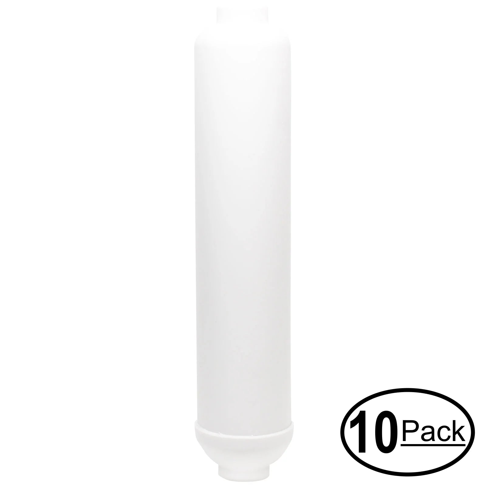 10-Pack Replacement for iSpring RCC7AK Inline Filter Cartridge - Universal 10-inch Cartridge for iSpring 123Filter 6-stage 75GPD Reverse Osmosis ALKALINE PH System - Denali Pure Brand