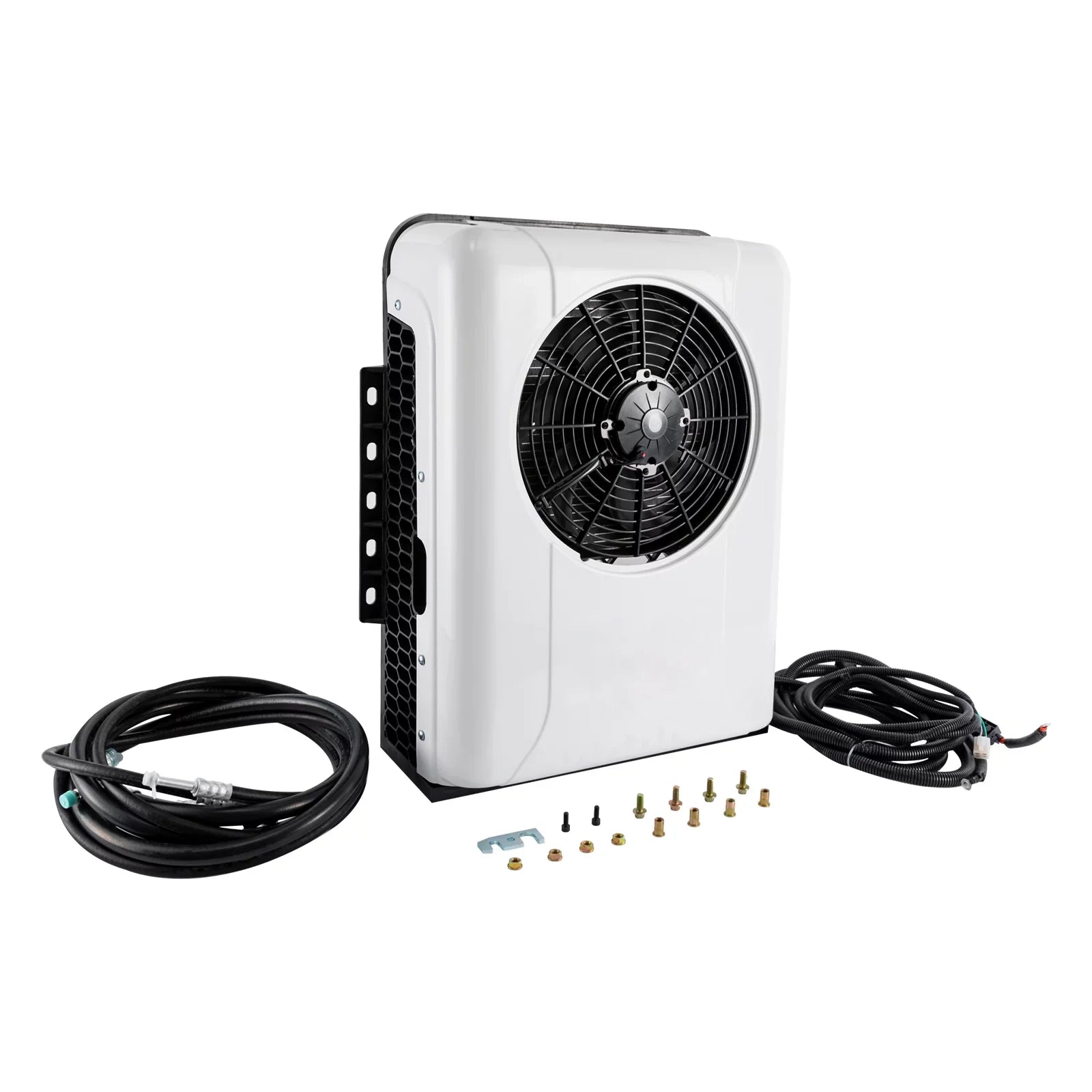 Aiqidi DC 12V Truck Cab Air Conditioner Split, Universal Truck Caravan Car RV Split AC System Unit, 800W, 6800BTU, 1000-3000RPM