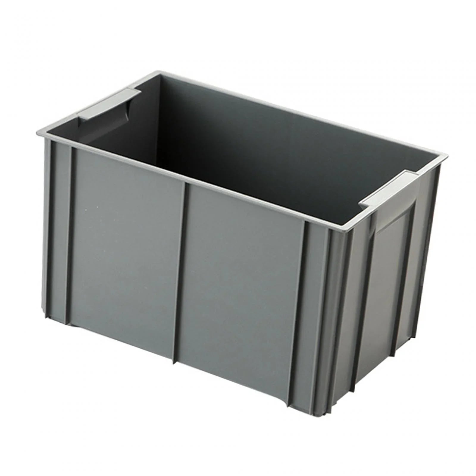 Storage Box Storage Bin Strong Multipurpose Organizer Space Saving Stackable Storage Container for RV Travel Desktop Fishing Gray 28.5x18x17cm