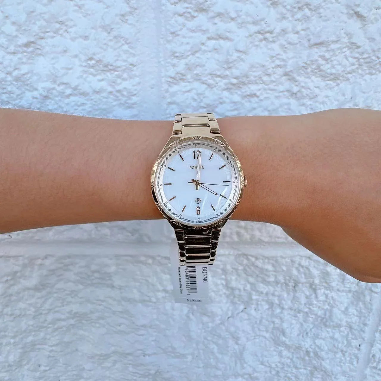 Fossil BQ3740 Ashtyn Three-Hand Date Gold-Tone Stainless Steel Watch