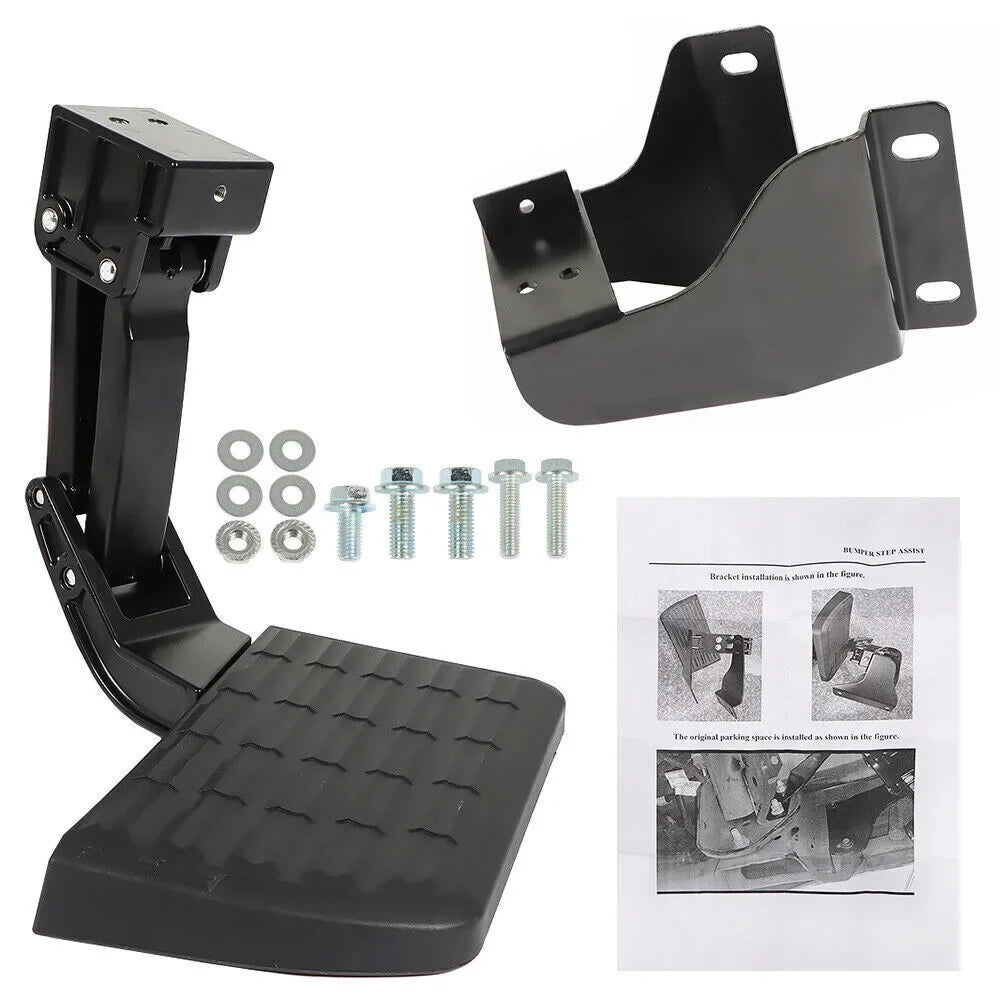 Paddsun Left Side Rear Truck Aluminium Bed Side Steps For 2015-2019 Ford F-150 75312-01A