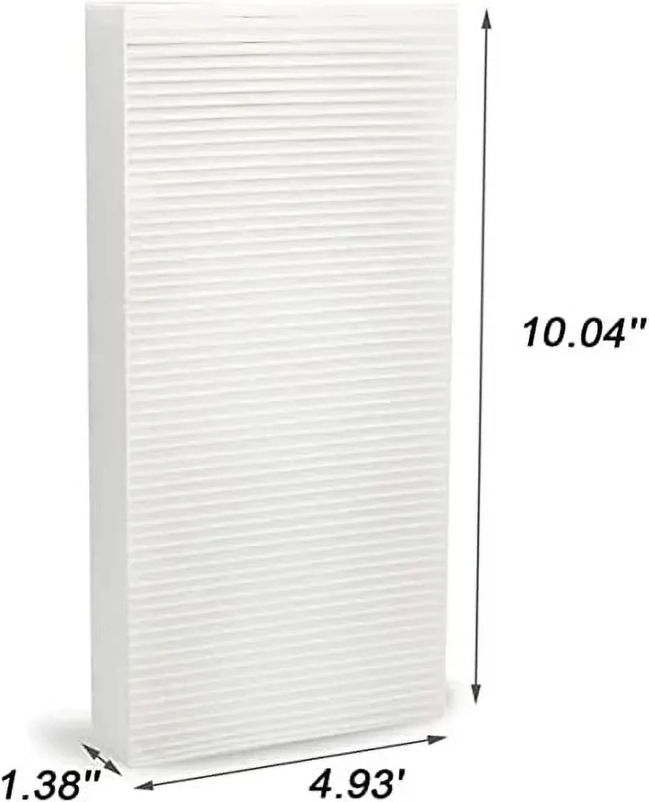 Nispira U Filter HRF201B Replacement 2-in-1 HEPA Activated Carbon For Honeywell Febreze Air Purifier FRF102B FRF101B | FHT190 FHT180 FHT170 HHT270 HHT290 | Removes Smoke, Pollen, Dust | 8 Packs