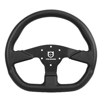 Tusk Steering Wheel Hub with Pro Armor Steering Wheel "D" Shaped Steering Wheel For Polaris RANGER 700 HD 2009