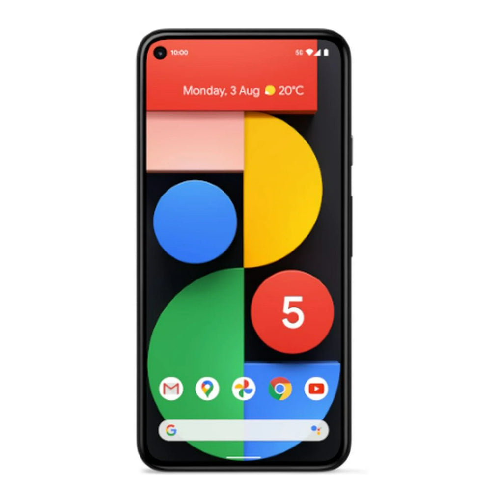 Pre-Owned Unlocked Google Pixel 5 128GB Just Black GA01316-US - (Refurbished: Good)