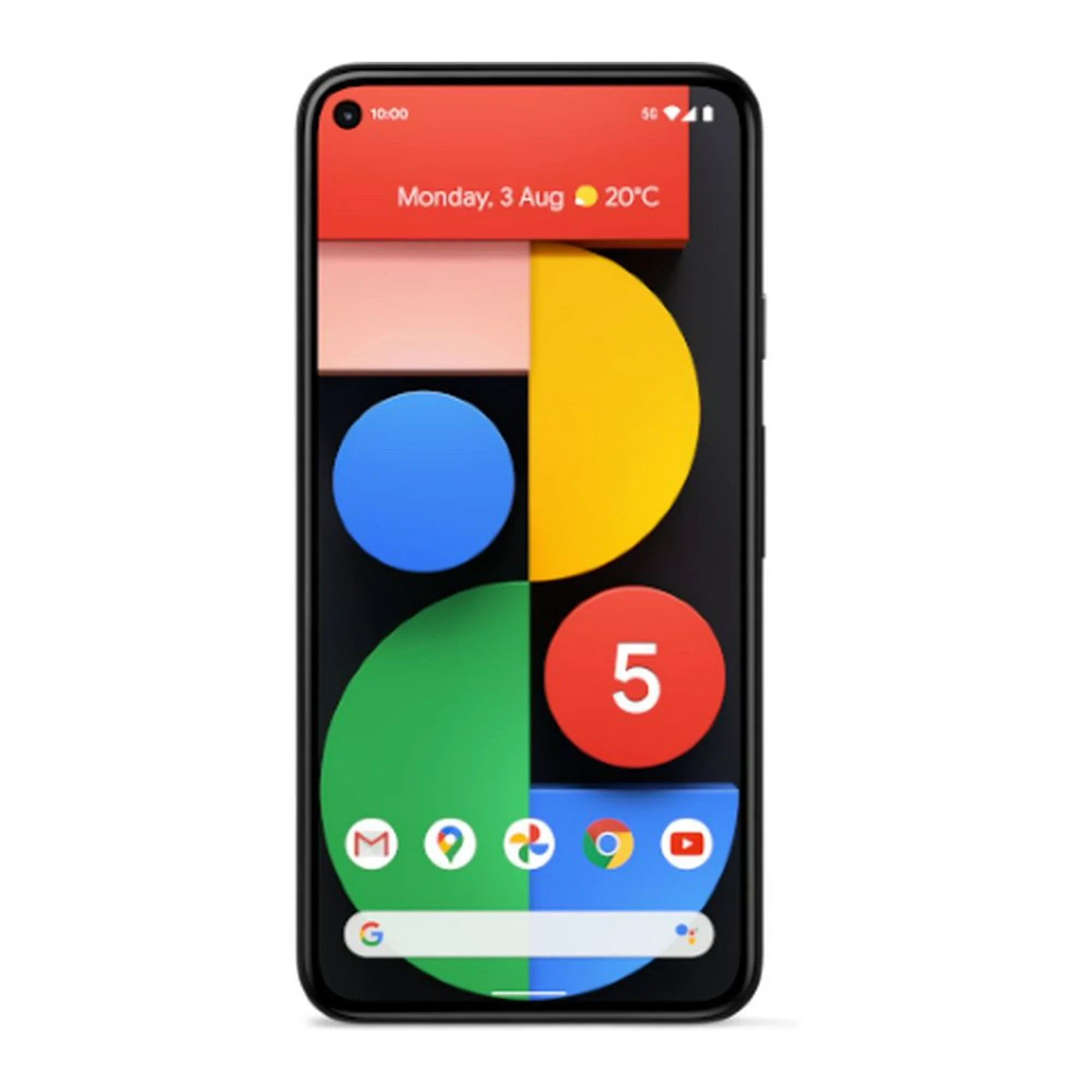 Pre-Owned Unlocked Google Pixel 5 128GB Just Black GA01316-US - (Refurbished: Good)