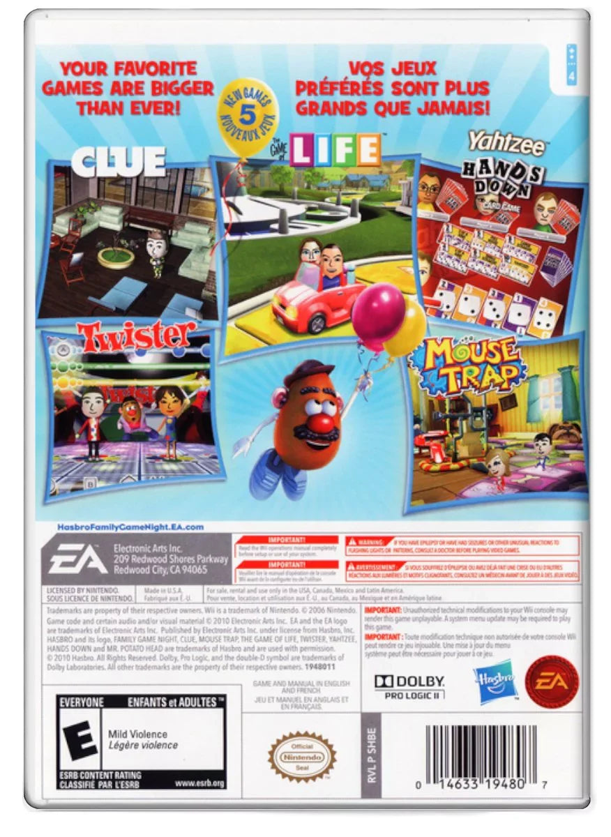 Pre-Owned Family Game Night 3 - Nintendo Wii