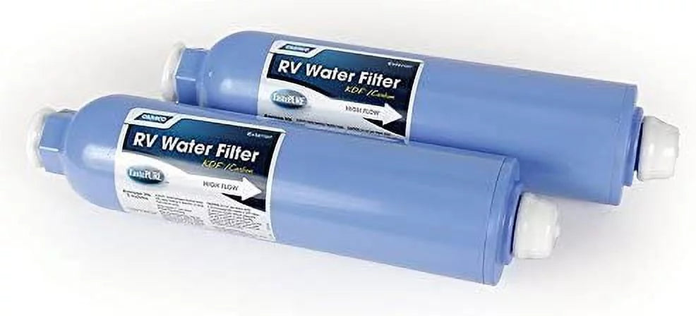 Package Of 4 Camco 40045 TastePURE Inline Large Capacity Filter 2-Pack
