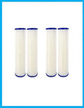 Fitting to Watts Pack of 4 Filter (WPC0.35-975) 9.75"X2.75" 0.35 Micron Pleated Sediment Filters