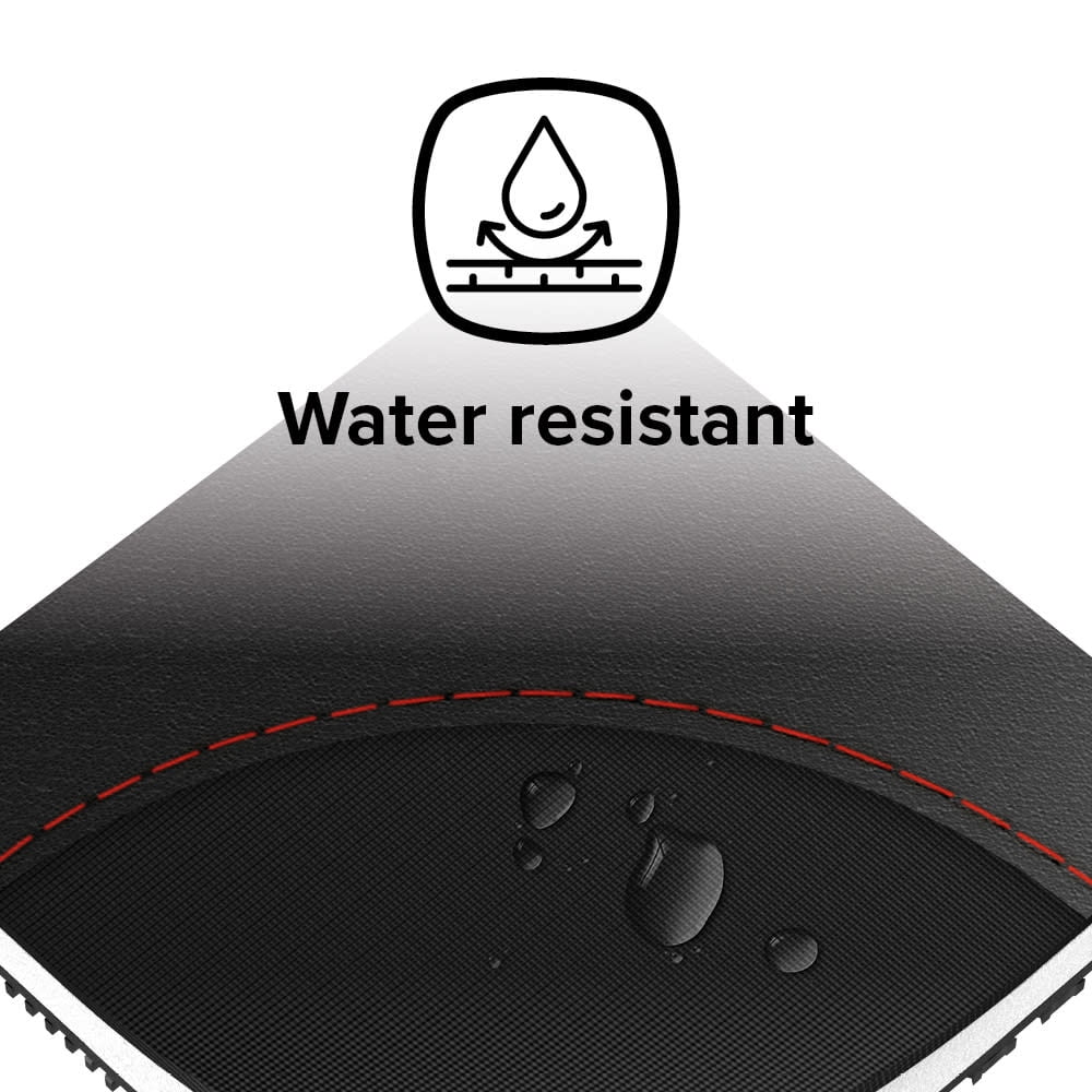Diono Super Mat 2 Pack Car Seat Protector, Crash Tested, Water Durable Black
