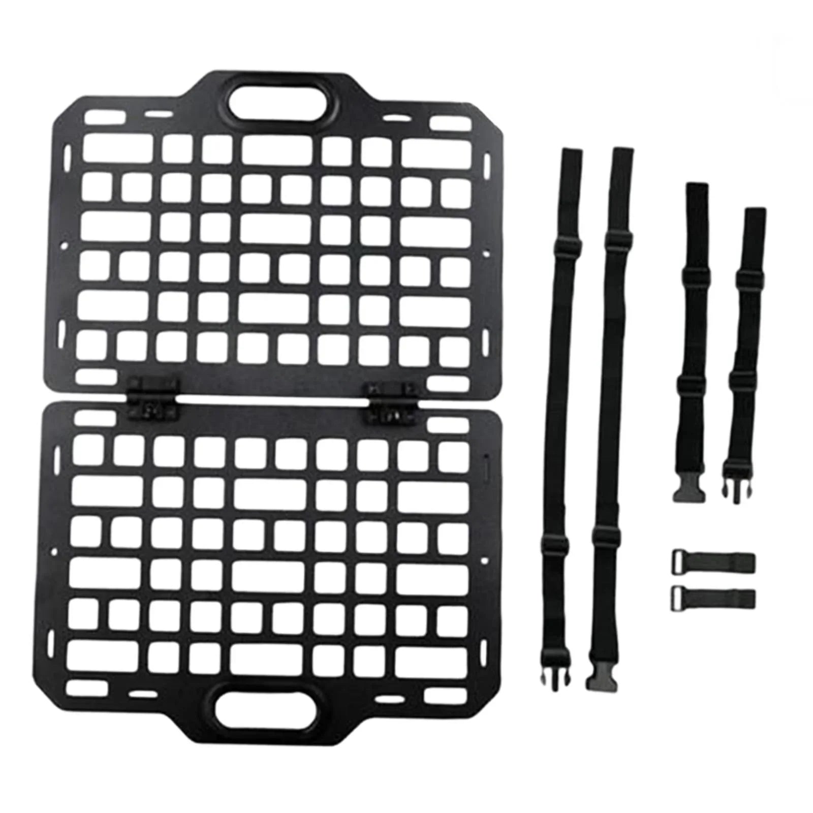 funtasica Auto Seat Back Organizer Modular Storage Molle Panel Car Seatback Hanging Plate Auto Seat Panel for Automotive Truck Parts