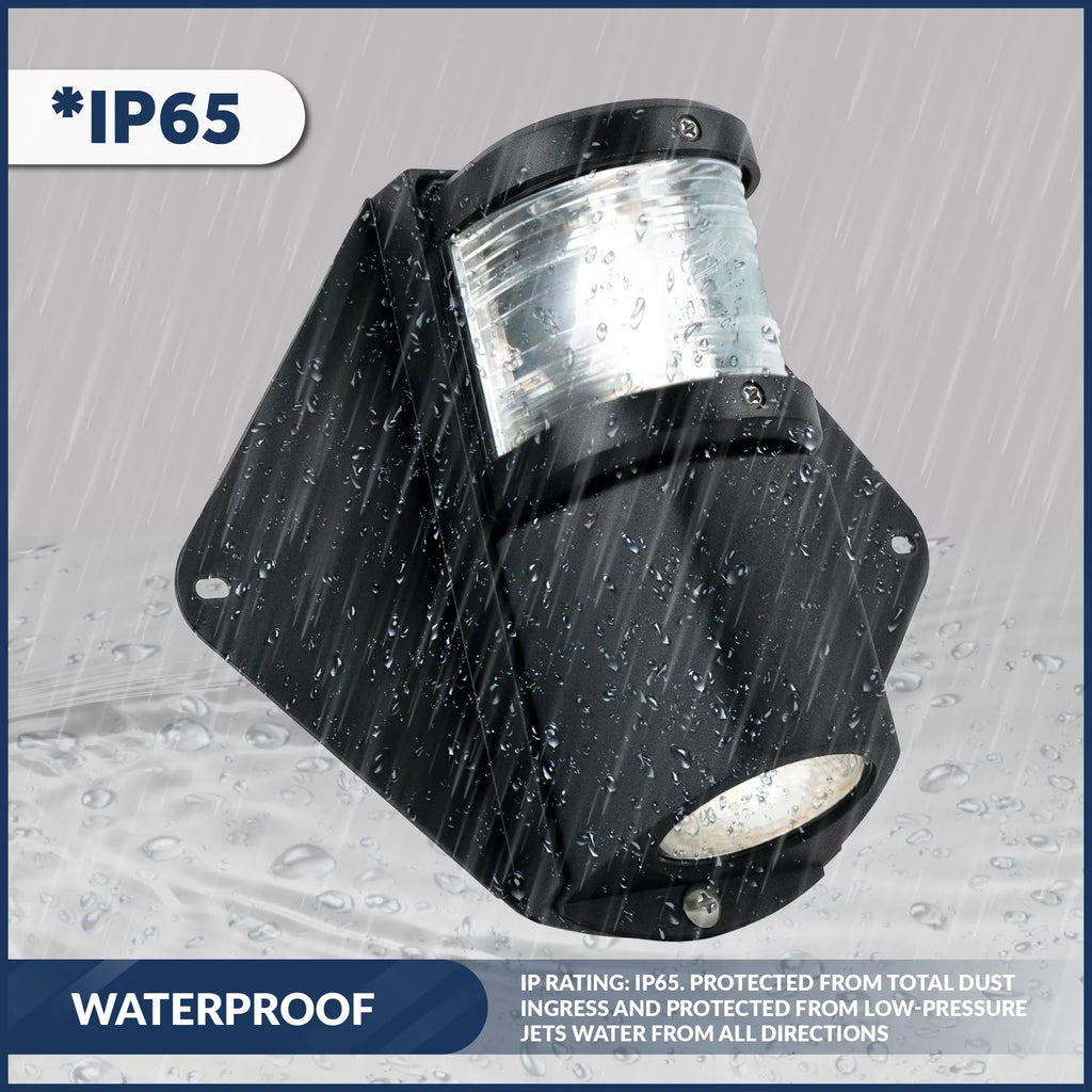 Five Oceans Combination Masthead and Deck Light, LED Masthead Deck Spreader Light, 12V, Vertical Mount for Vessel - FO3837