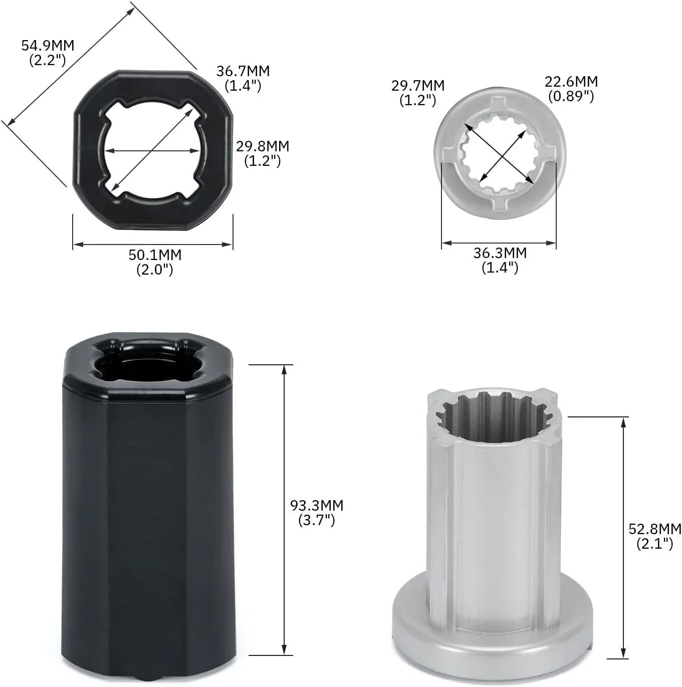 For Mercury MerCruiser Alpha Flo-Torq 2 II Propeller Hub KIT # 835257K1 835257Q1