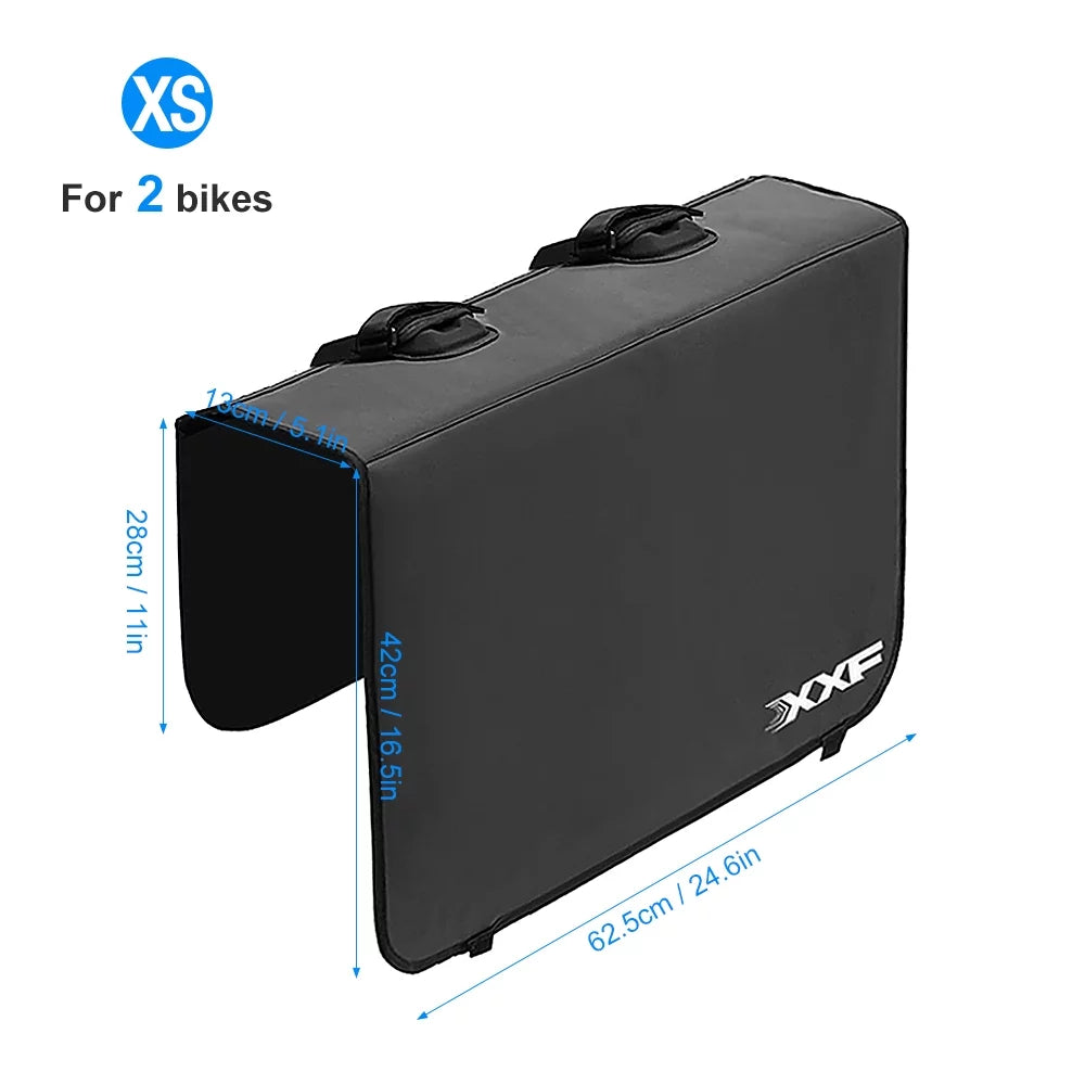 XXF Bike Tailgate Pad Pickup Truck Tailgate Protection Pad with Fixing Strap Securely Carry Your Bikes Perfect for Off Roading and Adventures