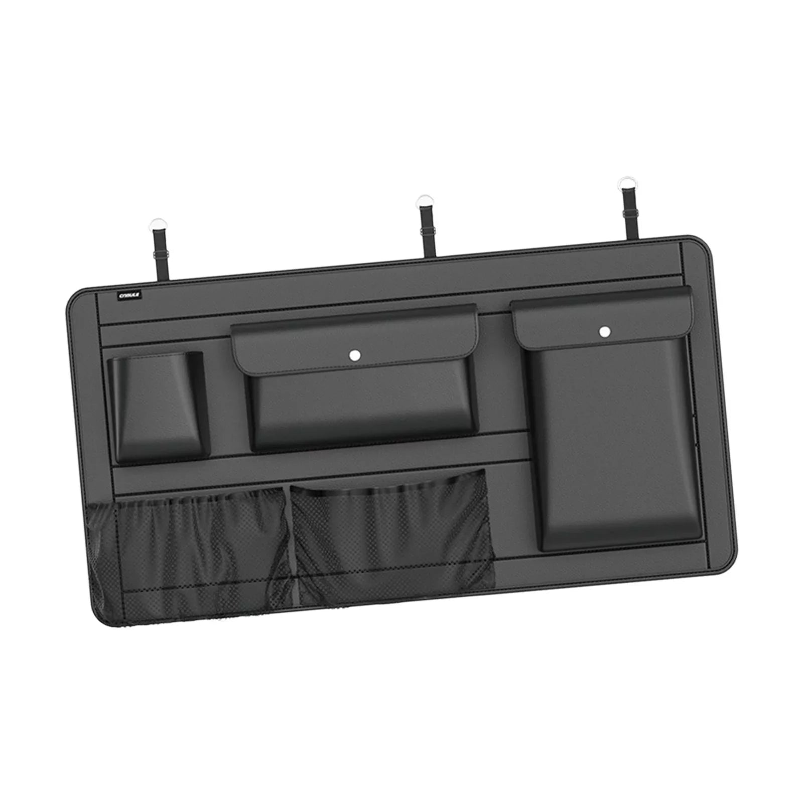 Car Back Seat Trunk Hanging Organizer 90cmx45cm Saving Space Easily Install Resilient with Multiple Pockets for SUV Truck