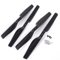 2 Pairs Carbon Fiber CW CCW Propeller for Parrot AR .0 & 2.0 Black