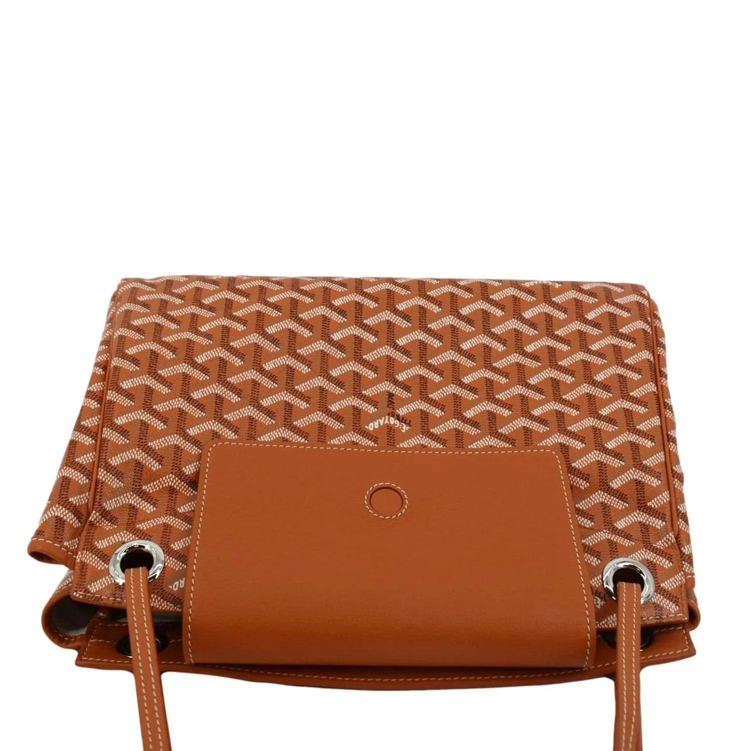 Pre-owned GOYARD Rouette Soft Canvas Shoulder Bag Orange