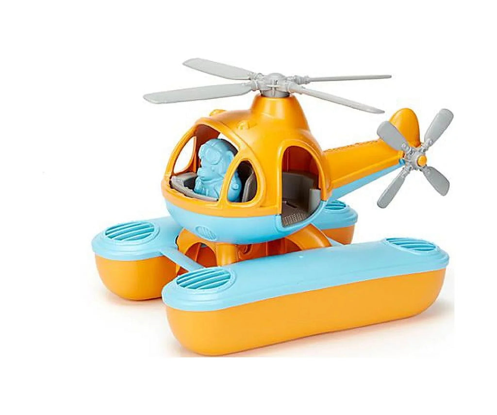 Green Toys Seacopter Play Vehicles, Orange/Blue, for Unisex Child Ages 2+