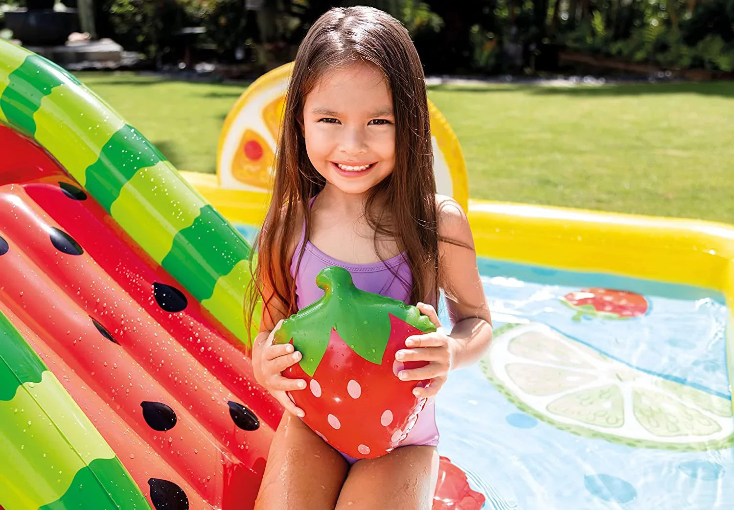 Fruity Inflatable Play Center, for Ages 2+, Multicolor