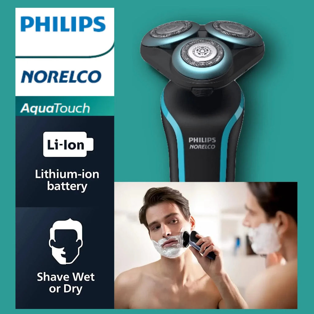 Philips Norelco Series 5000 Electric Shaver for Men Dry Wet Cordless Rechargeable Beard Trimmer