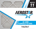 Aerostar 14x24x1 MERV 11, Air Filter, 14x24x1, Box of 4