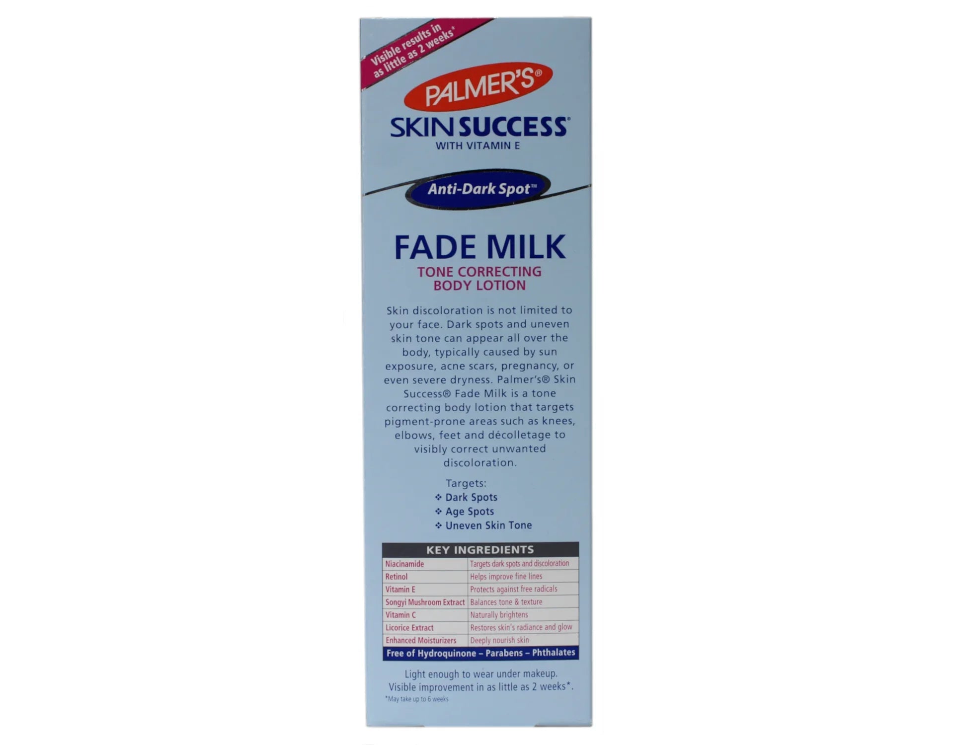 Palmer's Skin Success Anti-Dark Spot Fade Milk Body Lotion 8.5 fl oz Pack of 5