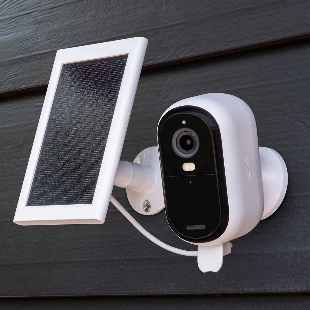 Arlo Essential Outdoor 2K Camera (2nd Generation) 3 Pack with 3 Solar Panels