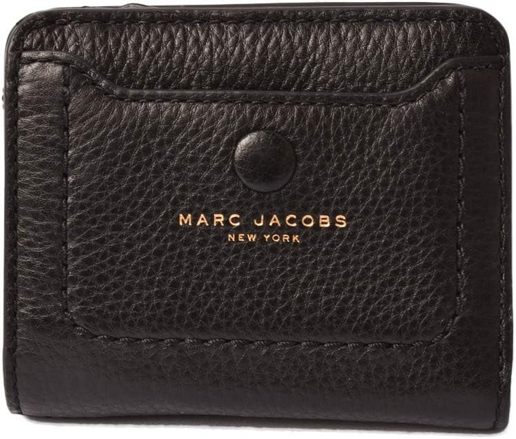 Marc Jacobs M0014215 Black Leather Mini Empire City Women's Compact Leather Wallet
