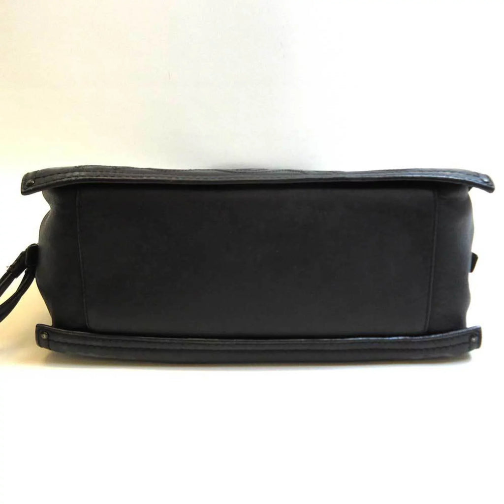 Pre-Owned Loewe Bag Shopper Tote Black Semi-shoulder Women's Leather (Good)