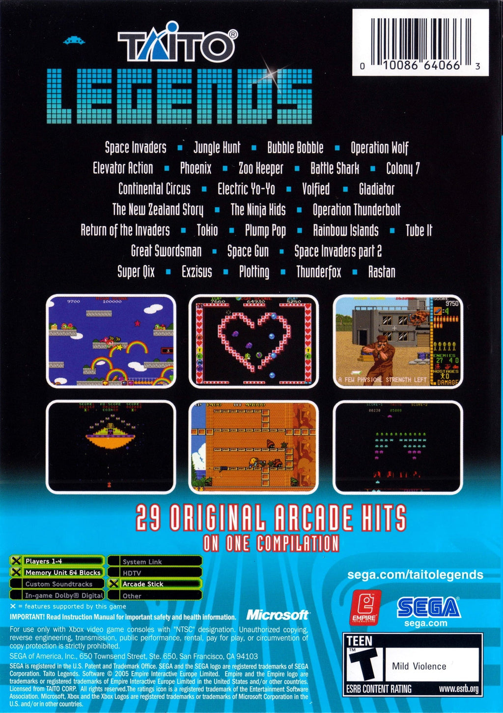 Sega Taito Legends