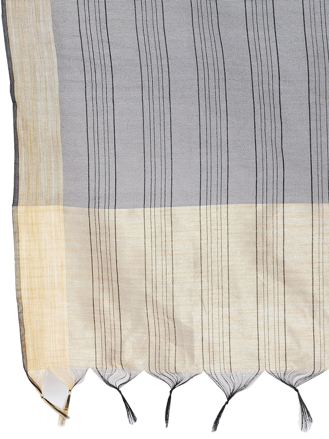 eloria Plain Black Woman's Indian Ethnic Chunni, Dupatta, Stole, Scarf Shawl Wrap