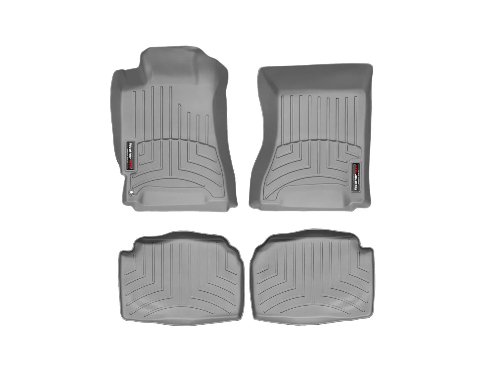 Environment Custom Fit FloorLiners Matching with 2003-2008 Subaru Forester - 1st & 2nd Row (2-pc. Rear Liner), Grey