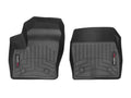 Climate Custom Fit FloorLiners Suitable with 2018-2023 Ford Transit Connect - 1st Row (Driver & Passenger), Black