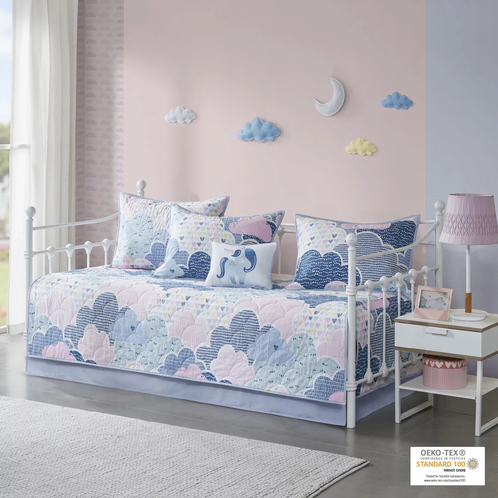 Home Essence Kids Euphoria 6pc Cotton Reversible Daybed Set