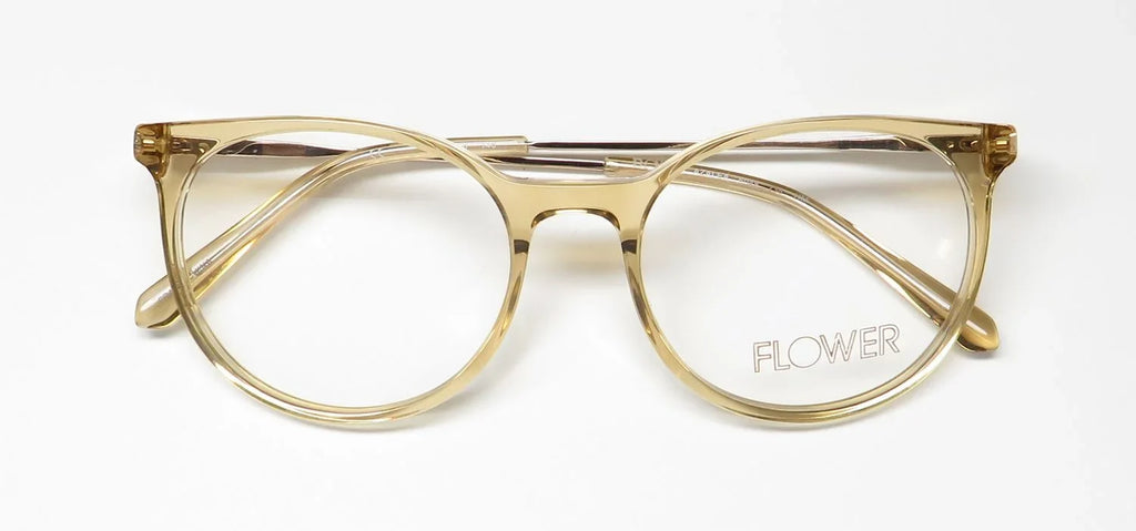 FLOWER 6048 AZALEA CLASSIC SHAPE WOMENS DESIGNER FULL-RIM EYEGLASS FRAME/EYEWEAR