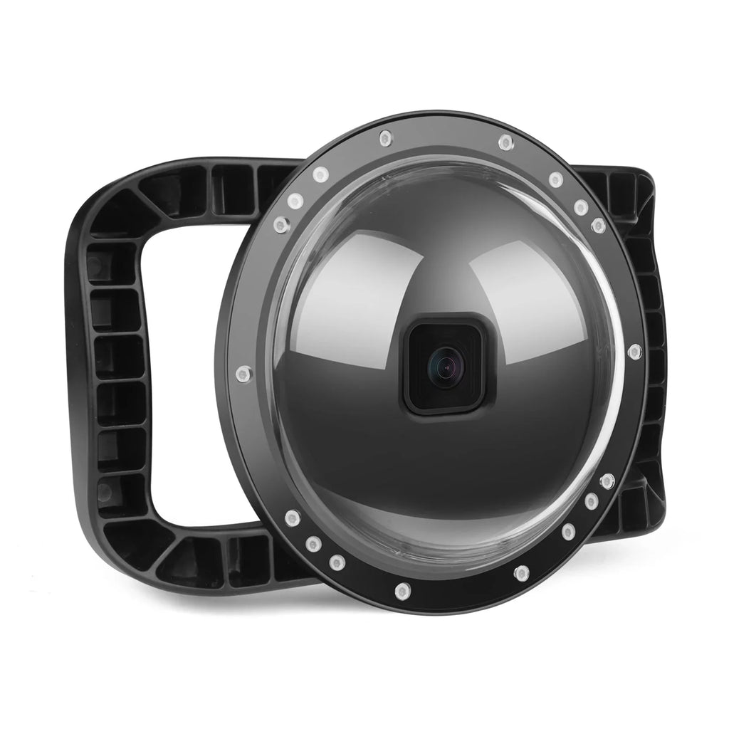 SHOOT Dome Port,10 Case Camera Port Waterproof Case Dual Handle Port Camera Dual Handle Case 45m Port 9 Camera 45m Waterproof 180° ERYUE Mashem Camera ive Case ZDHF