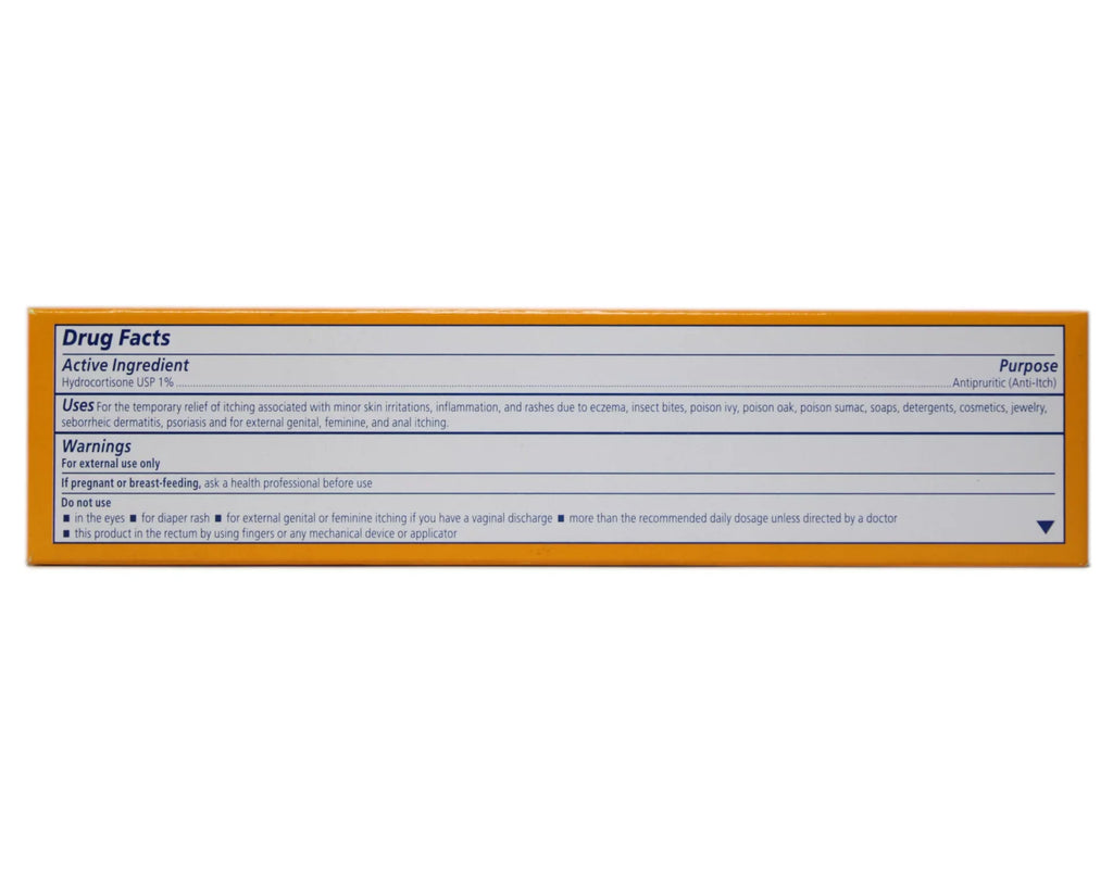 Itch Relief 1% Strength Cream - Item Number 1139-CS - 1 oz. tube - 72 Each / Case