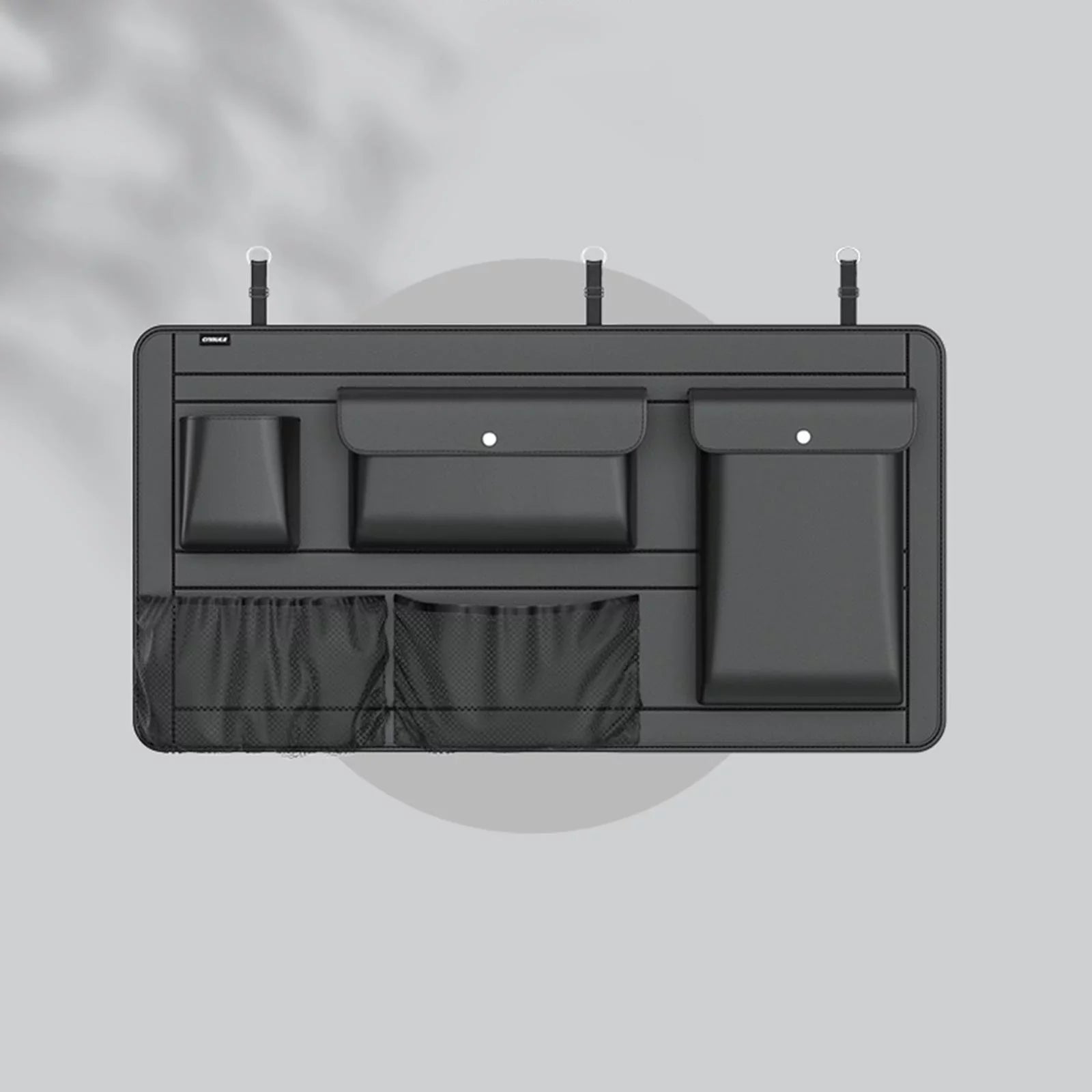 Car Back Seat Trunk Hanging Organizer 90cmx45cm Saving Space Easily Install Resilient with Multiple Pockets for SUV Truck