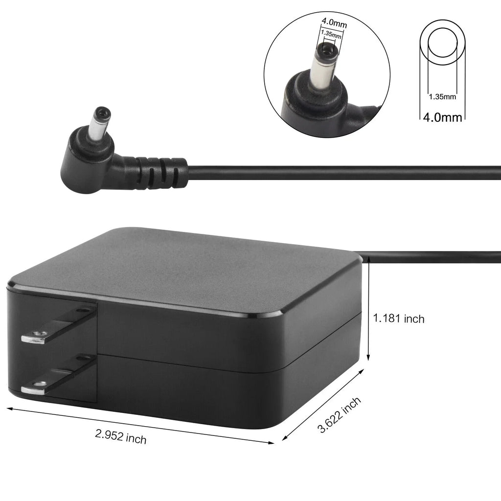 65W AC Adapter Charger for Asus X540 X553 Zenbook UX305 UX21A UX31A UX32A Series