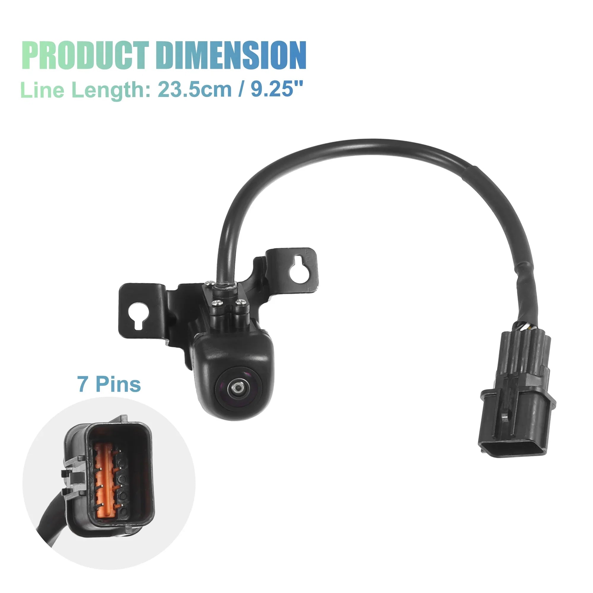 Unique Bargains 1 Set Car Rear View Back Up Camera W/ Tool Fit for Hyundai Santa Fe Sport 2017-2018 No.957602W650