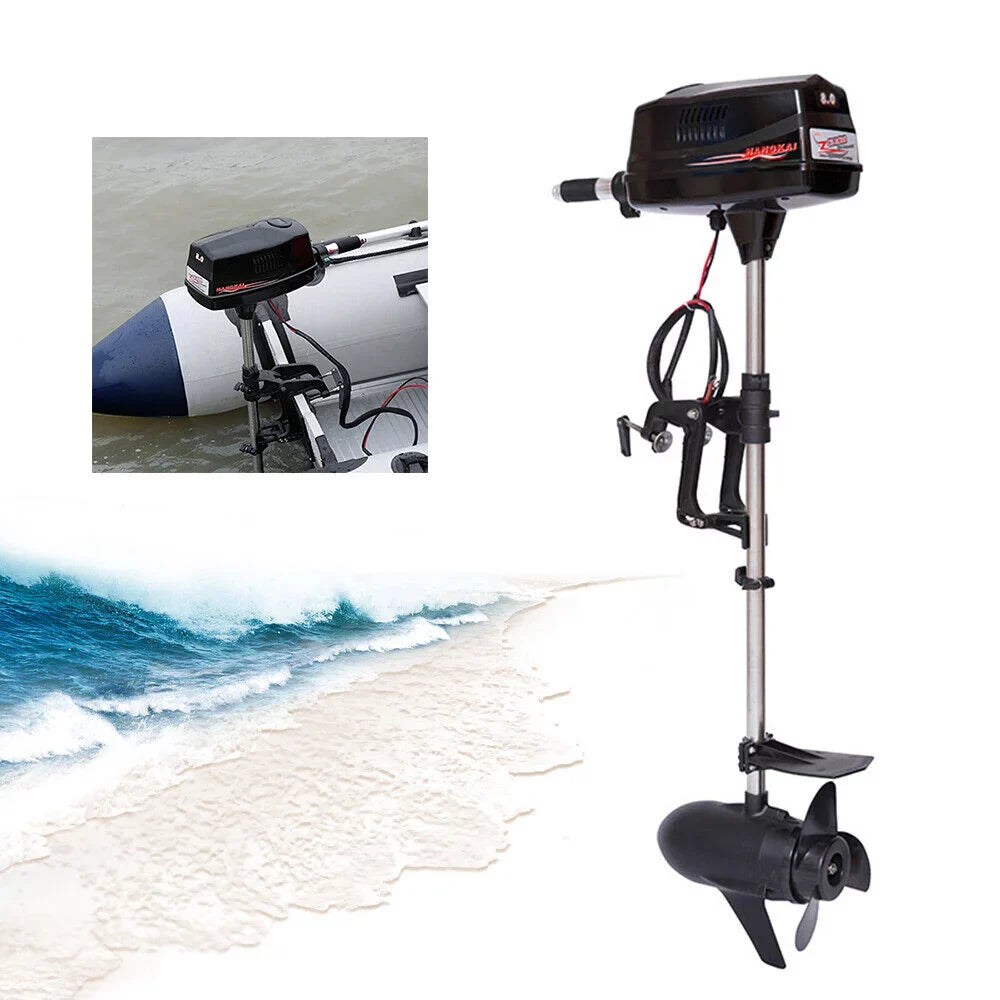 48V Electric Fishing Craft Engine 2200W Brushless Outboard Trolling Motor CE