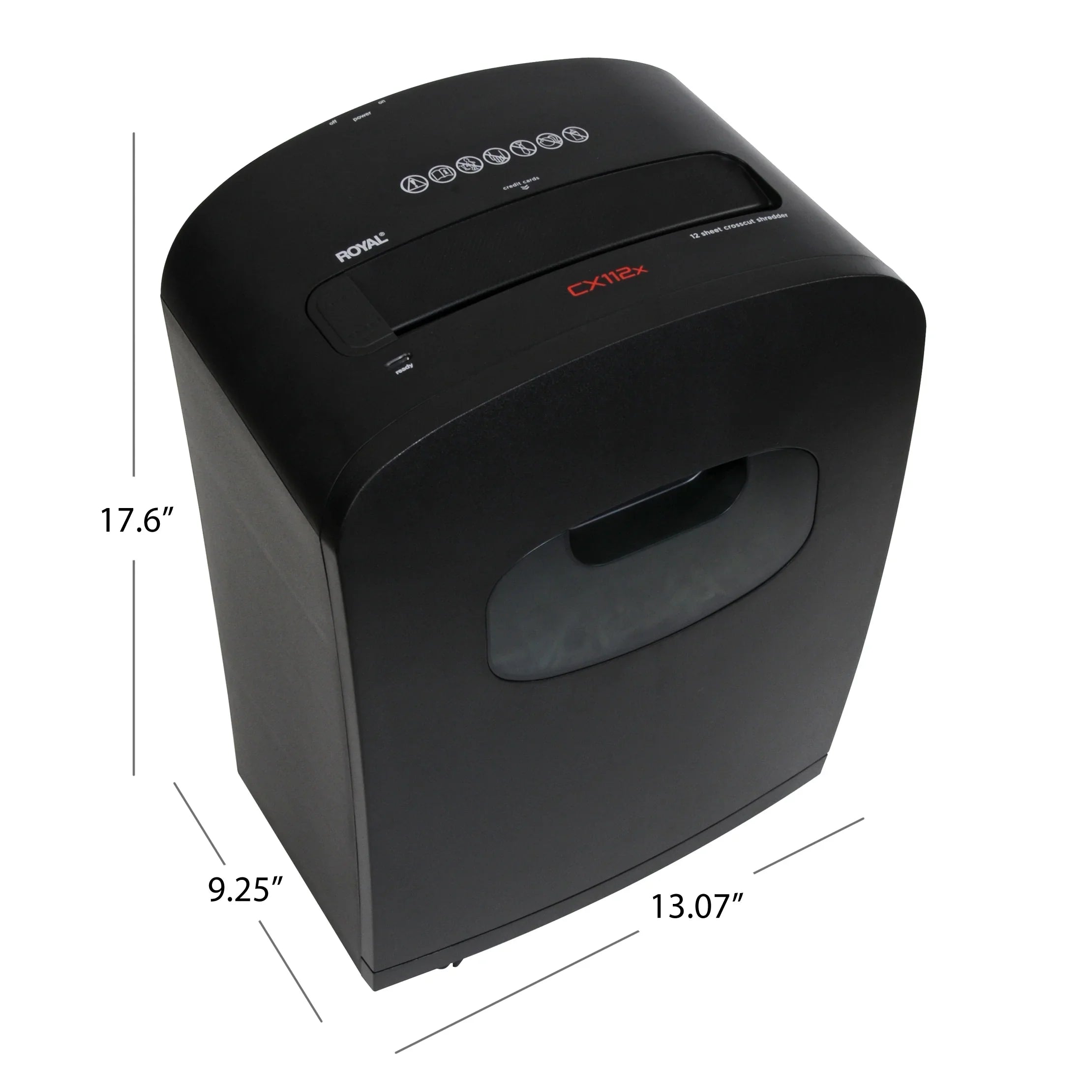 Royal 29186X 112MX 12-Sheet Crosscut Shredder