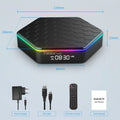 JahyShow 6K HD Stream Player: T95Z Plus Smart Android 12.0 TV Box with 4+128G