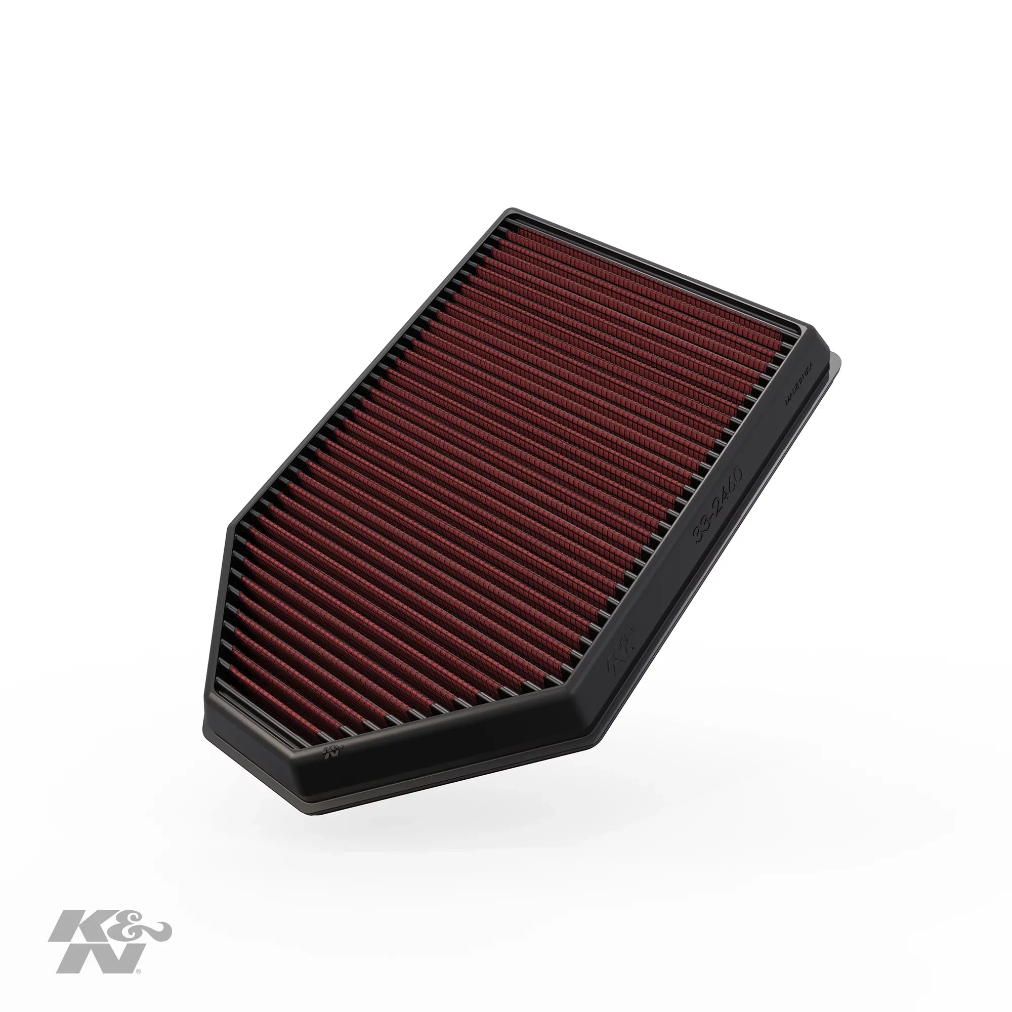 K&N Engine Air Filter: High Performance, Premium, Washable, Replacement Filter: 2011-2019 Chrysler/Dodge V6/V8 (Charger, Challenger, 300), 33-2460