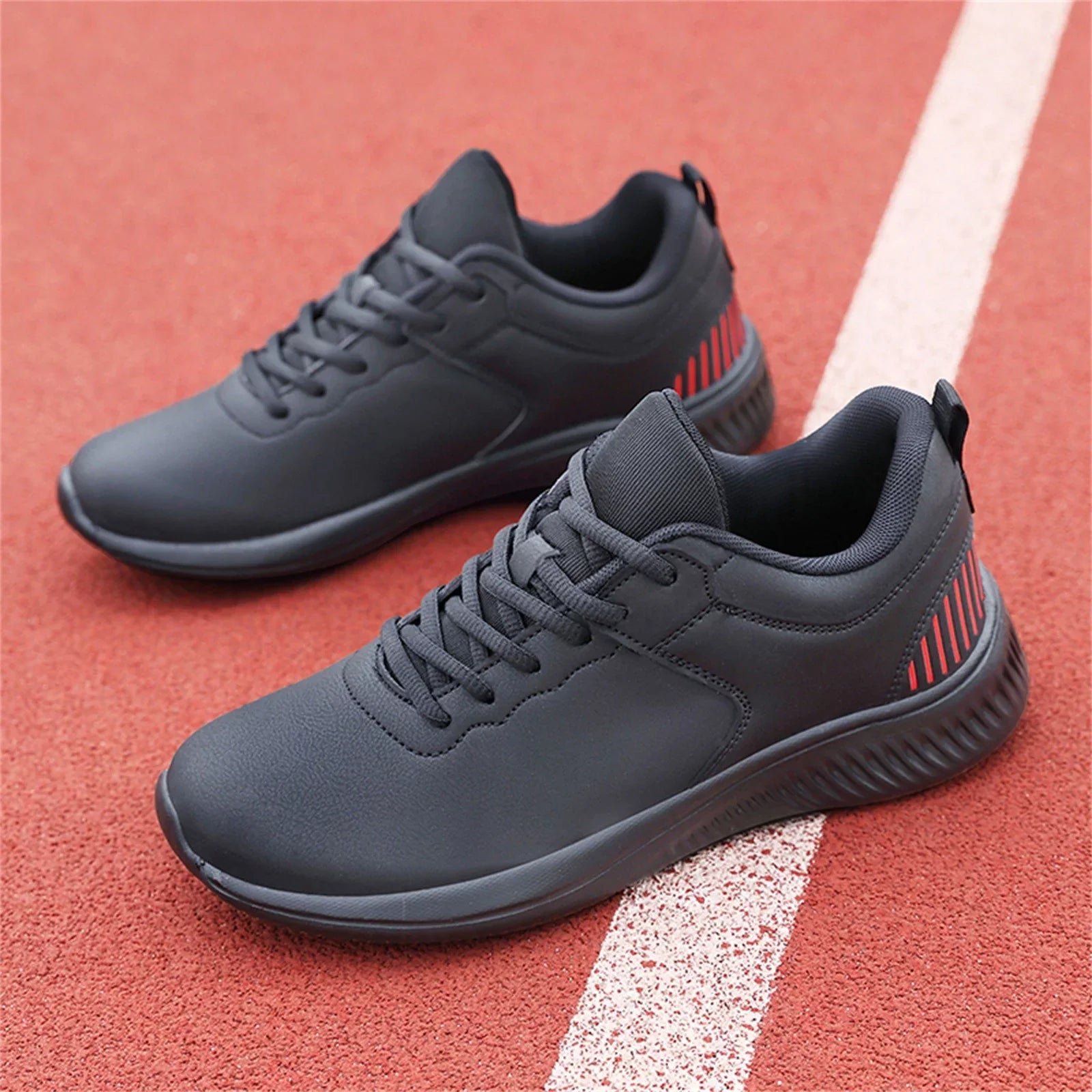 AdBFJAF Mens Dress Sneakers Brown Men's Shoes Lightweight Waterproof High-Elastic Running Shoes Casual Sports Shoes
