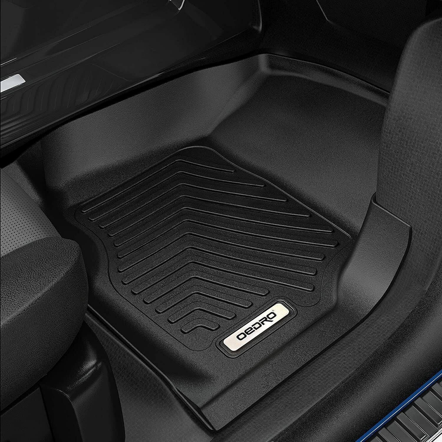 Ledkingdomus Floor Mats for 2019-2024 Subaru Forester 3D TPE Rubber Front & 2nd Seat 2 Row Liner Set Environment