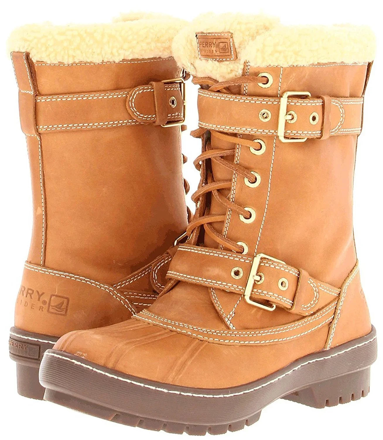 Sperry Women's Alpine Boots (11 B(M) US, Tan Leather)