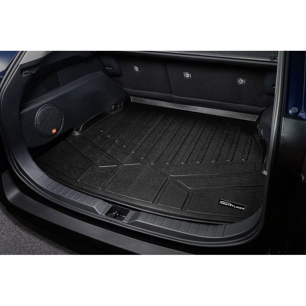 SMARTLINER All Climate Custom Fit Cargo Liner Trunk Floor Mat Black Fitting With 2019-2023 Toyota RAV4 - All Models