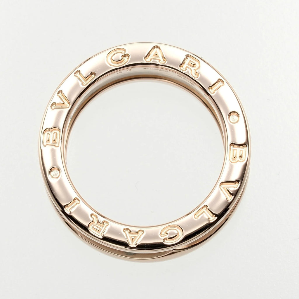 Pre-Owned Bvlgari BVLGARI B Zero One Ring K18 PG Pink Gold Ceramic Approx. 7.22g I112223130 (Good)