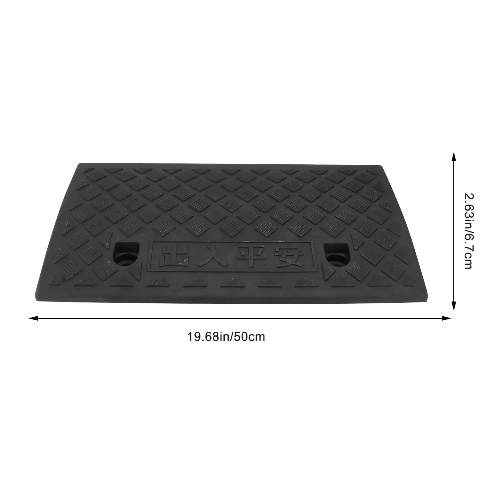 Homemaxs Ramp Ramps Curbthreshold Driveway Rubber Car Heavy Duty Loading Stepshed Wheelchair Scooter Doorways Motorcycle Door